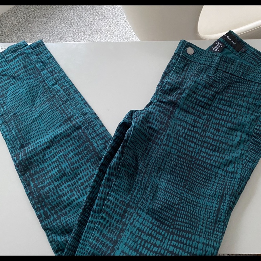 CALVIN KLEIN PATTERNED DENIMS